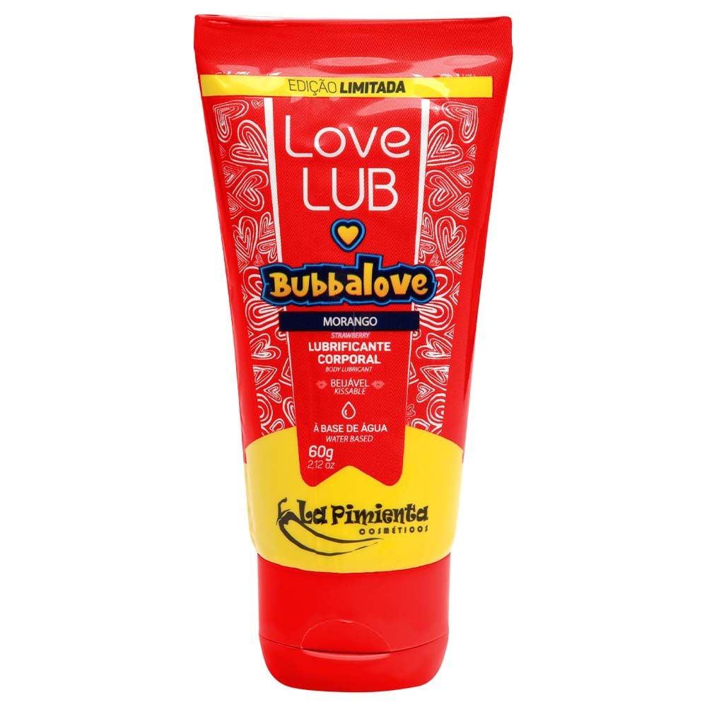 Lubrificante Love Lub Bubbalove Morango 60g La Pimienta
