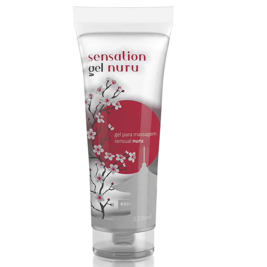 Gel Para Massagem Sensual Sensation Gel - 220ml