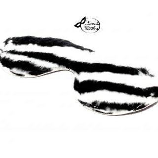 Venda Tapa Olhos Em PelÚcia Zebra