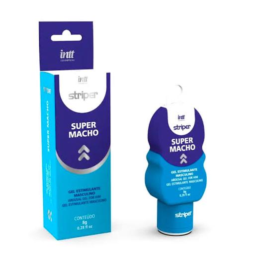 Super Macho Gel Excitante Masculino Linha Stripper 8g Intt