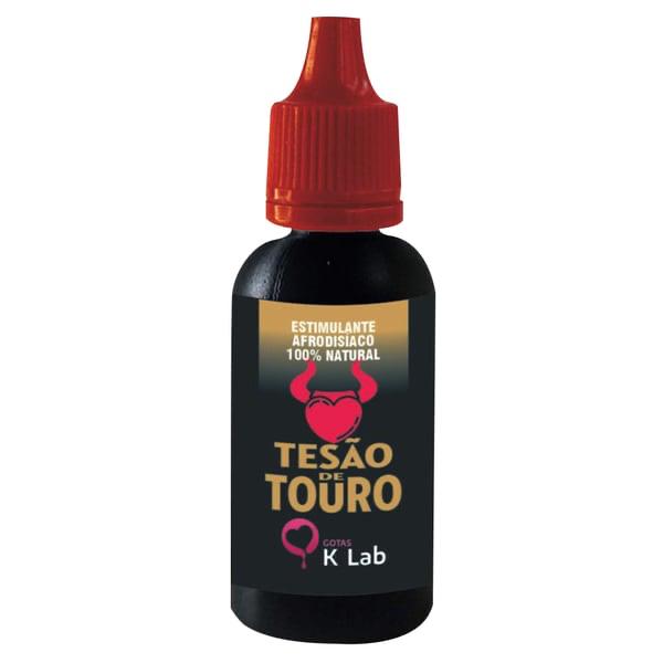 TesÃo de touro gotas afrodisÍacas 20ml k-lab